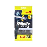 Gillette Blue 3 Slalom Tıraş Bıçağı 9+3 Erkek Kullan At Konforlu Temizlik ve Hassas Tıraş