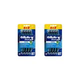 Gillette Blue 3 Tıraş Bıçağı 6 + 2'li Blister Cool -2 Adet