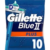 Gillette Blue2 Plus Erkek Kullan At Tıraş Bıçağı 10'lu Kayganlaştırıcı Bantlı Uzun Süre Dayanan Bıçak