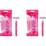 Gillette Blue2 Plus Kadın 5'li Pembe Tıraş Bıçağı Hassas Cilt Dostu Özellikleriyle 2 Adet