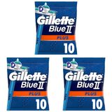 Gillette Blue2 Plus Kullan At Erkek Tıraş Bıçağı 10'lu 3lü paket