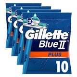 Gillette Blue2 Plus Kullan At Erkek Tıraş Bıçağı 10'lu (4 paketi)