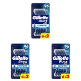 Gillette Blue3 Comfort Kullan At Erkek Tıraş Bıçağı 8 Adet 3lü paket