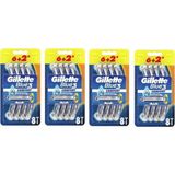 Gillette Blue3 Comfort Kullan-At Tıraş Bıçağı 4 x 8'li