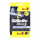 Gillette Blue3 Comfort Kullan At Traş Bıçağı 8 Li Poşet
