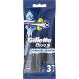 Gillette Blue3 Comfort Slalom 5 Adet 3'lü Kullan At Tıraş Bıçağı