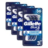 Gillette Blue3 Cool Kullan At Erkek Tıraş Bıçağı 3 Adet (4 paketi)