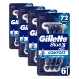 Gillette Blue3 Cool Kullan At Erkek Tıraş Bıçağı 6'li (4 paketi)