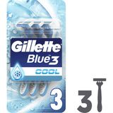 Gillette Blue3 Cool Kullan At Tıraş Bıçağı 3 Adet Ergonomik Tasarıma Sahip Kullanım Kolaylığı - Blue 3 Ice Kullan - At Tıraş Bıçağı 3'lü
