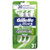 Gillette Blue3 Sensitive Kullan At Tıraş Bıçağı 3'lü 1 Paket