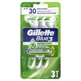 Gillette Blue3 Sensitive Kullan At Tıraş Bıçağı 3'Lü (8'Li Paket)