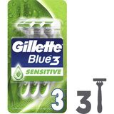 Gillette Blue3 Sensitive Kullan-At Tıraş Bıçağı 3'lü Hassas Cilt İçin Ergonomik Tasarım
