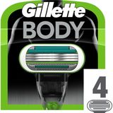 Gillette Body 4'lü Tıraş Bıçağı Vücut İçin Paslanmaz Çelik ile Profesyonel Tıraş Deneyimi - Gillette Body Vücüt İçin 4 lü Tıraş Bıçağı