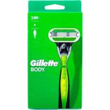Gillette Body Erkek Tıraş Makinesi 1 Tıraş Bıçağı ile Islak Tıraş İçin Ergonomik Tasarım - Yok - Tekli