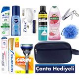 Gillette Damat Bohçası Erkek Bakım Seti – 11 Parça | Taşıma Çantalı Hediyelik Kişisel Seti