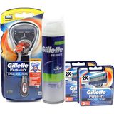 Gillette Flexball 1 Up + 4'lü Yedek Başlık + 250 ml Sensitive Köpük