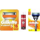 Gillette Fusion 16'lı Yedek+Proglide Köpük+Fusion Start 2up