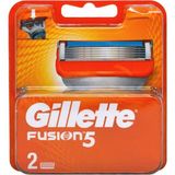 Gillette Fusion 2'li Yedek Tıraş Bıçağı Cilt Tahriş Etmeyen Özelliği ile Premium Kalite Sunar