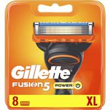 Gillette Fusion 5 ProGlide Power tıraş bıçağı, hassas ve kaygan kaplama için, 8 yedek bıçak