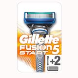 Gillette Fusion 5 Start Tıraş Makinesi + 2'li Yedek Tıraş Bıçağı
