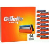 Gillette Fusion 5 Tıraş Bıçağı, Erkek Islak Tıraş Makineleri İçin 5 Katlı Bıçaklı 14 Yedek Bıçak