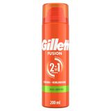 Gillette Fusion Badem Yağlı Tıraş Jeli, Hassas Cilt İçin, 200ml