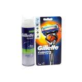 Gillette Fusion Flexball 1Up Makine + Sensitive Tıraş Köpüğü 250Ml