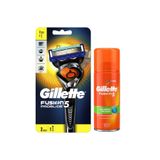 Gillette Fusion Proglide Makine + 2 Bıçak Ultra Hassas 75ml Tıraş Jeli