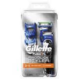 Gillette Fusion Proglide Styler 3-in-1 Adam için su geçirmez düzeltici, üç değiştirilebilir tarak içeren herhangi bir yüz saç stili elde (2 mm, 4 mm, 6 mm)