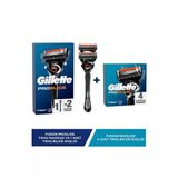 Gillette Fusion ProGlide Tıraş Makinesi + Yedek Tıraş Bıçağı Başlığı + Yedek Bıçağı Başlığı x 4