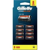 Gillette Fusion Proglide Yedek Erkek Tıraş Bıçağı 8'Li - Diş Beyazlatıcı Köpük Hediye