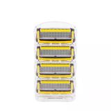 Gillette Fusion Proshield Tıraş Makinesi İçin Uyumlu 5 Katmanlar Bıçaklı Manuel Tıraş Makinesi Tıraş Makinesi Sakal Tıraş Bıçağı (4 Adet)