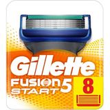 Gillette Fusion Start 8'li Yedek Bıçak Hassas Cilt Dostu Özellikleriyle Erkek Tıraş Deneyimi Sunar