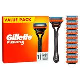 Gillette Fusion5 Erkek Tıraş Makinesi Yedek Bıçakları, Yakın Bir Tıraş İçin Sürtünmeyi Önleyen Beş Bıçakla Yüzün Hatlarını Takip E