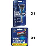 Gillette Fusion5 Proglide Yedek 4'lü Bıcak + Fusion5 Proglide Fle