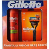 Gillette Fusion5 Tıraş Makinesi + Tıraş Jeli 200 ML