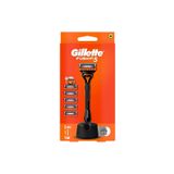 Gillette Fusion5 Tıraş Makinesi ve Yedek Bıçağı 5'li + Tıraş Bıçağı Standı 8700216356794