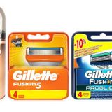 Gillette Fusion5 Yedek Başlık 4'lü + Fusion5 Proglide Yedek Başlık 4'lü + Jagler Tıraş Köpüğü 100ml