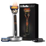 Gillette Isıtmalı Tıraş Makinesi, Gillettelabs 1 Sap, 2 Tıraş Bıçağı Yedeği, 1 Şarj İstasyonu