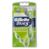 Gillette Kullan At Tıraş Bıçağı Blue3 Sensecare 6'Lı 7702018361984