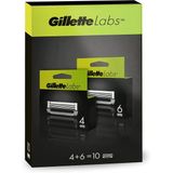 Gillette Labs Erkekler İçin Peeling Barlı Gillette, 10 Yedek Lamesgillettelabs For Men Peeling Bar By Gillette, 10 Yedek, 6 + 4 Bıçak