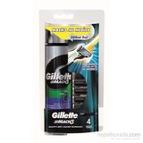 Gillette Mach-3 4 Lü Başlık + 200 Ml Gillette Series Jel