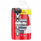Gillette Mach 3 Tıraş Bıçağı + Yedek Başlık 5'li