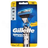 Gillette Mach 3 Turbo 3D Tıraş Bıçağı + Yedek Başlık 2'li