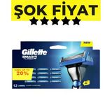 Gillette Mach 3 Turbo Yedek Bıçak 12'Li 8700216388177