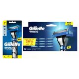 Gillette Mach 3 Turbo Yedek Bıçak 12'Li+2