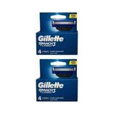 Gillette Mach 3 Turbo Yedek Tıraş Bıçağı 4'Lü 7702018516063 X2 Adet