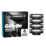 Gillette Mach3 4'lü Kömür Yedek Tıraş Bıçağı