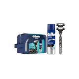 Gillette mach3 charcoal 2up charcoal series jel 200 ml canta 8700216534338