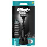 Gillette Mach3 Charcoal Tıraş Makinesi + Yedek Bıçak 6'lı